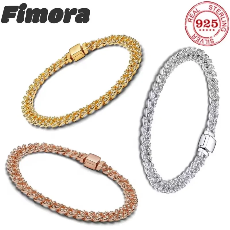 Women'S Accessories Jewelry Sale - Pulseira de Zircônia Completa em Prata