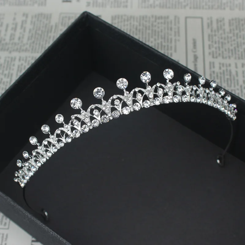 Women Knight Accessories - Tiara de cristal para casamento, penteado