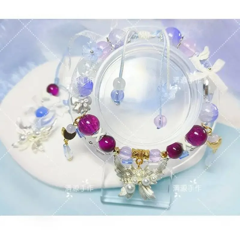 Women Accessories Bracelet - Pulseira de Cristal Elegante Genshin Acg