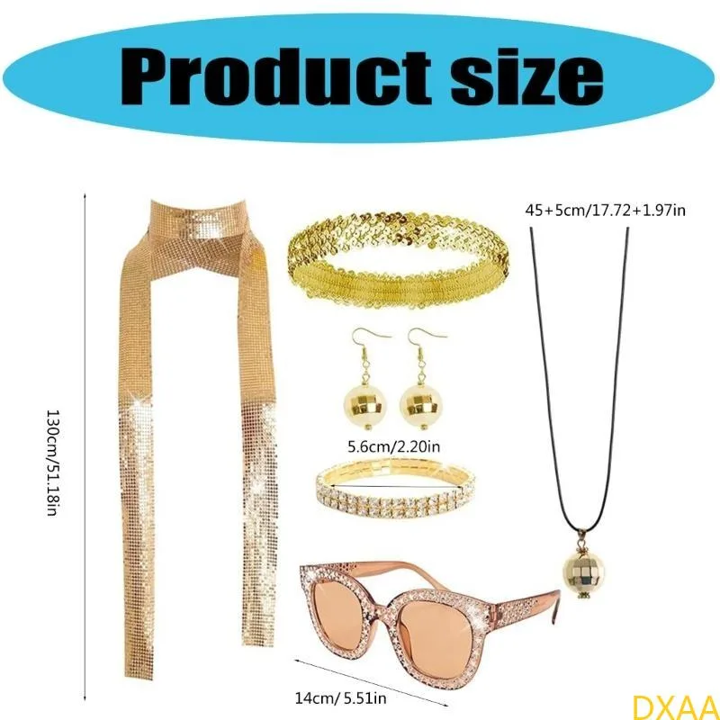 Women'S Accessories In The 60S - DXAA 60S 70S 80S ACESSÓRIOS DISCO