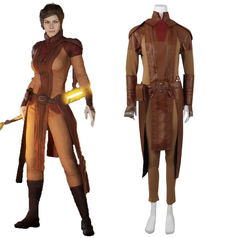 Women Knight Accessories - Bastila shan cosplay traje cavaleiro jedi