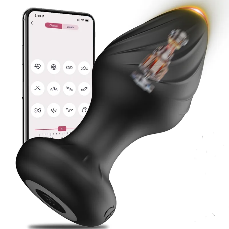 Women Accessories App - Vibrador Anal Controlado por APP, Plug