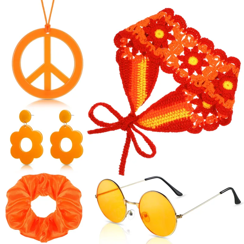 Women'S Accessories In The 60S - 5 Peças de Acessórios Hippie dos