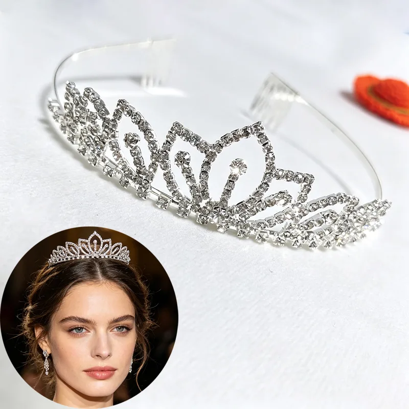 Women Accessories Gift - Tiara de Noiva com Coroa de