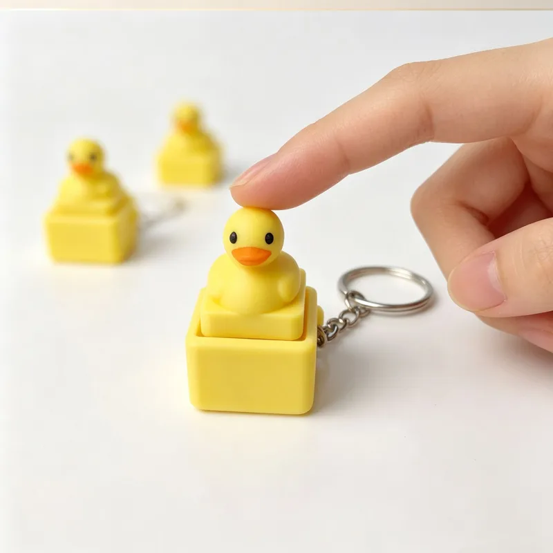 Women'S Yellow Accessories - Chaveiro de Pato Amarelo Fofo, Brinquedo