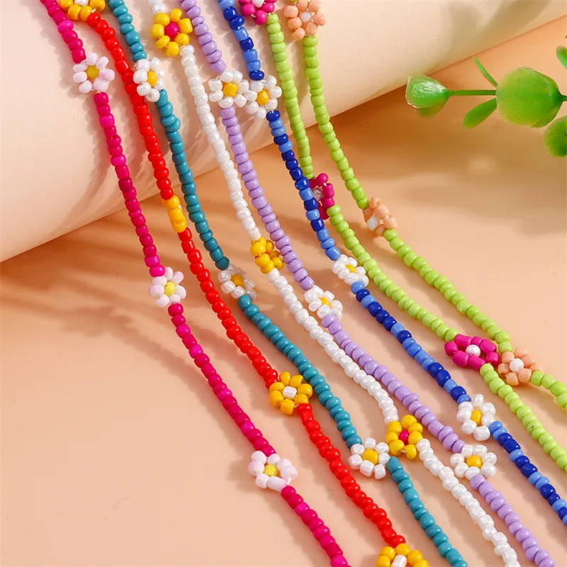 Resin Bangle Bracelet - Moda artesanal contas coloridas colar para
