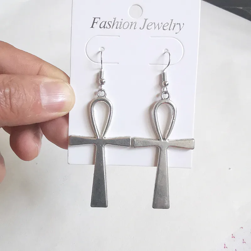 Women'S Egyptian Accessories - Brincos egípcios grandes ankh cruzes gota