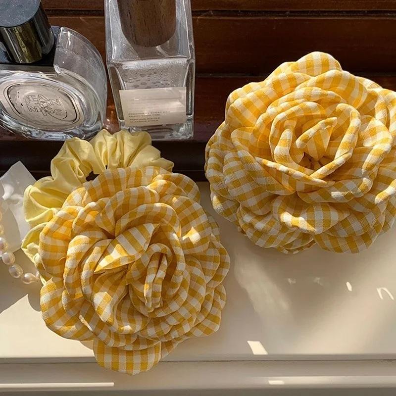 Women'S Yellow Accessories - Grampo de garra de cabelo feminino