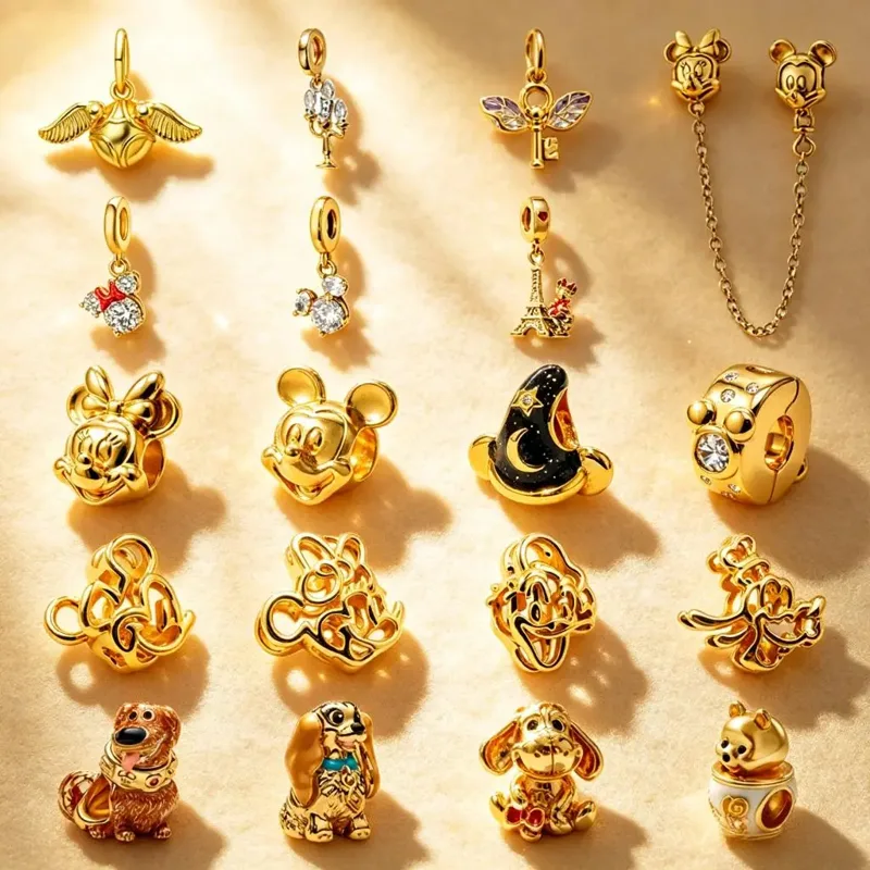 Women'S Accessories Jewelry Sale - Promoção: Berloques Originais Banhados a Ouro
