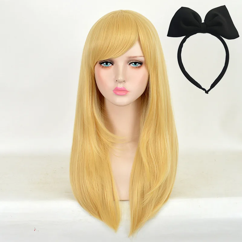 Women'S Yellow Accessories - Peruca Cosplay Alice no País das
