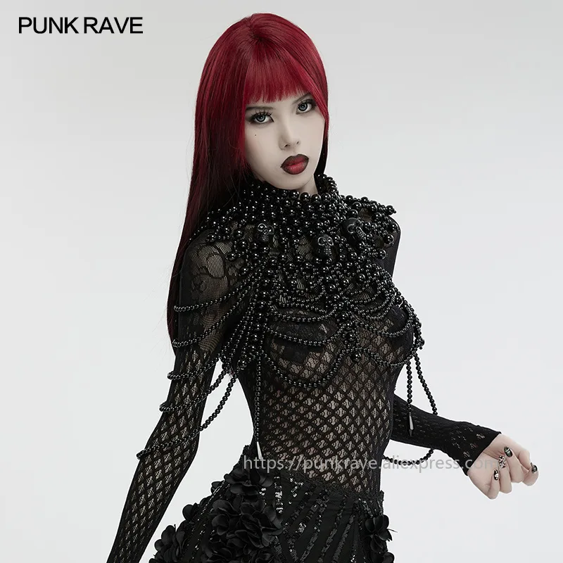 Women Accessories For Hand - PUNK RAVE Colar Gótico Feminino com