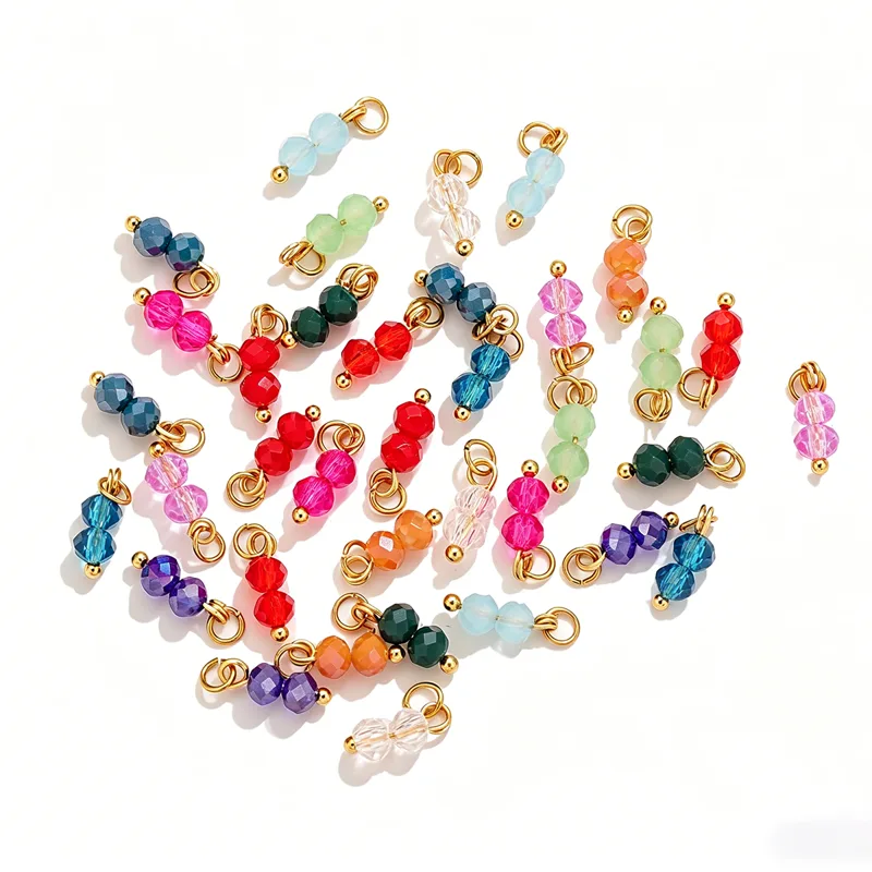 Women Accessories Bracelet - 10 peças de Charms de Cristal