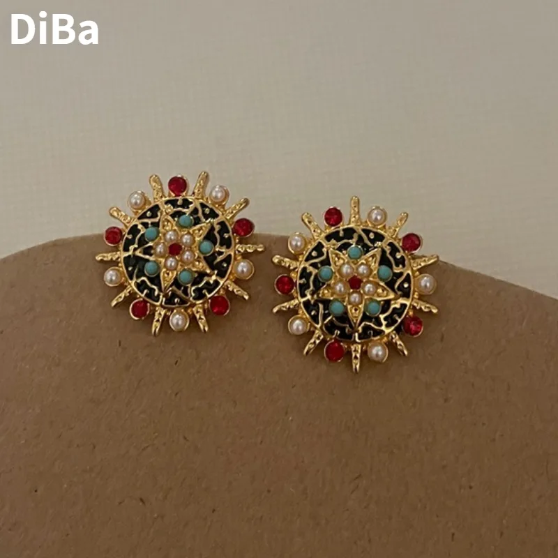 Women'S Accessories Jewelry Sale - Moda jóias vintage temperamento colorido brincos