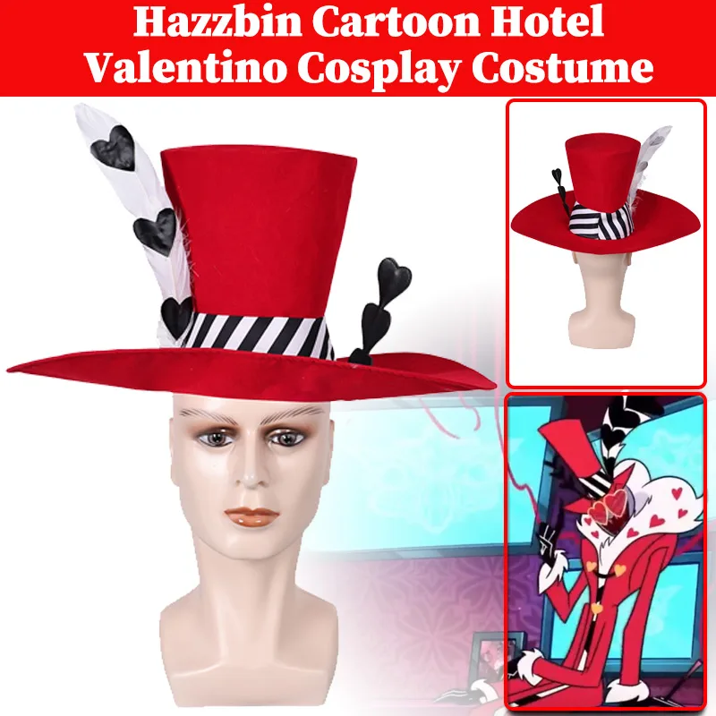 Women'S Valentino Accessories - Hazzbin valentino chapéu cosplay chapelaria dos