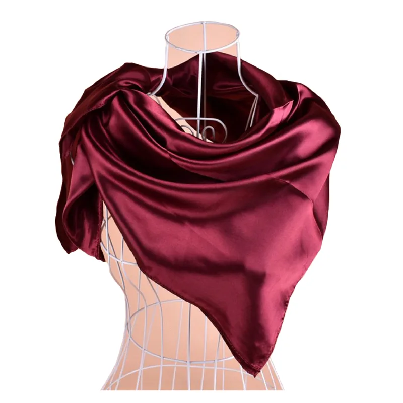 Accessories Brand For Women - Lenço Feminino de Seda Novo, Leve