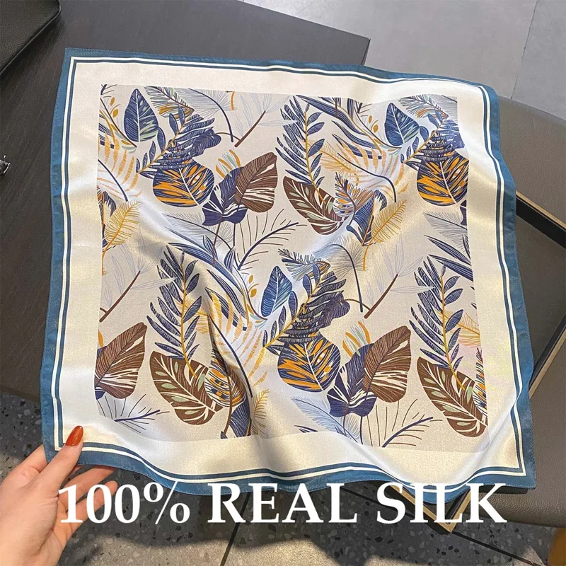 Accessories Brand For Women - Lenço de Seda 100% Real de