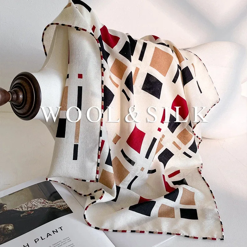 Accessories Brand For Women - 30% seda 70% lã cachecol feminino