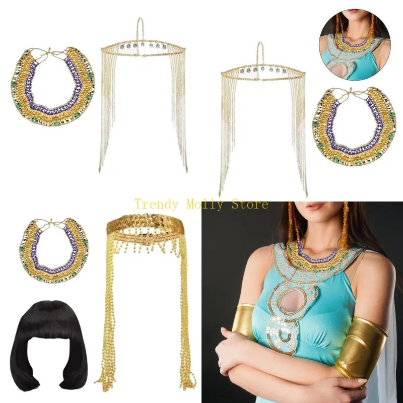 Women'S Egyptian Accessories - N5kb feminino acessórios fantasia egípcia, capacete