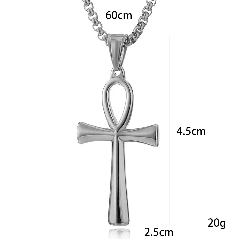 Colar egípcio ankh de aço inox - Women'S Egyptian Accessories avaliação e preço