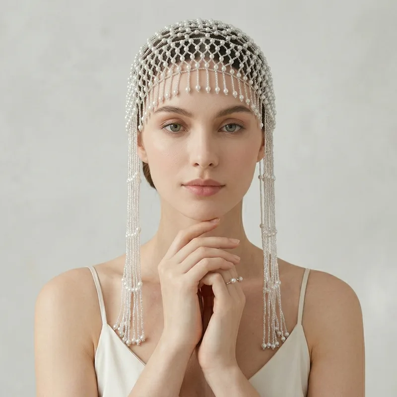 Tiara de Pérolas Luxuosa para  - Women Knight Accessories avaliação e preço