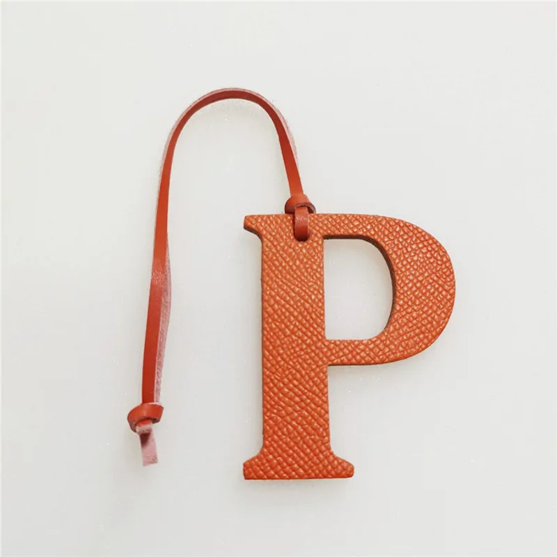 Inglês letra p alfabeto couro  - Women Accessories Name In English avaliação e preço