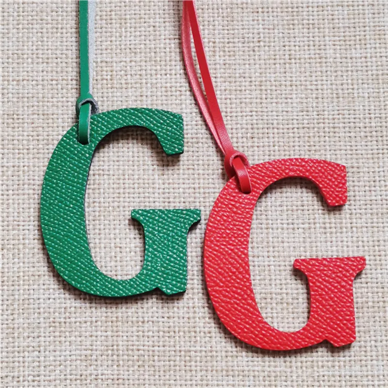 Inglês letra g alfabeto couro  - Women Accessories Name In English avaliação e preço