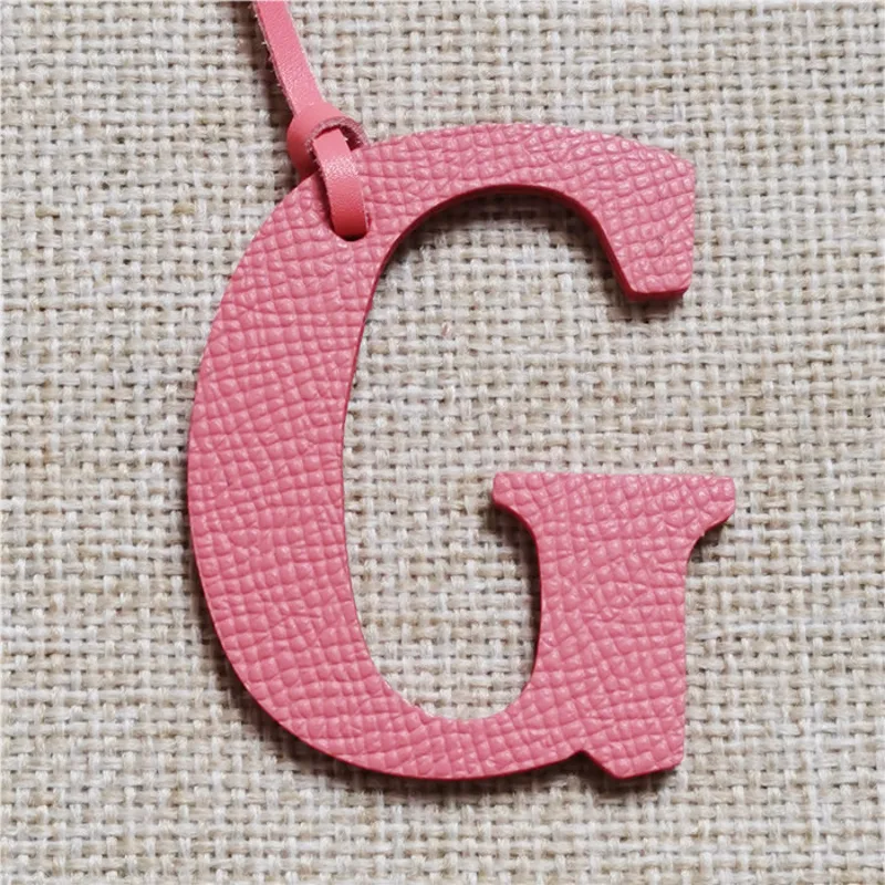 Inglês letra g alfabeto couro  - Women Accessories Name In English avaliação e preço