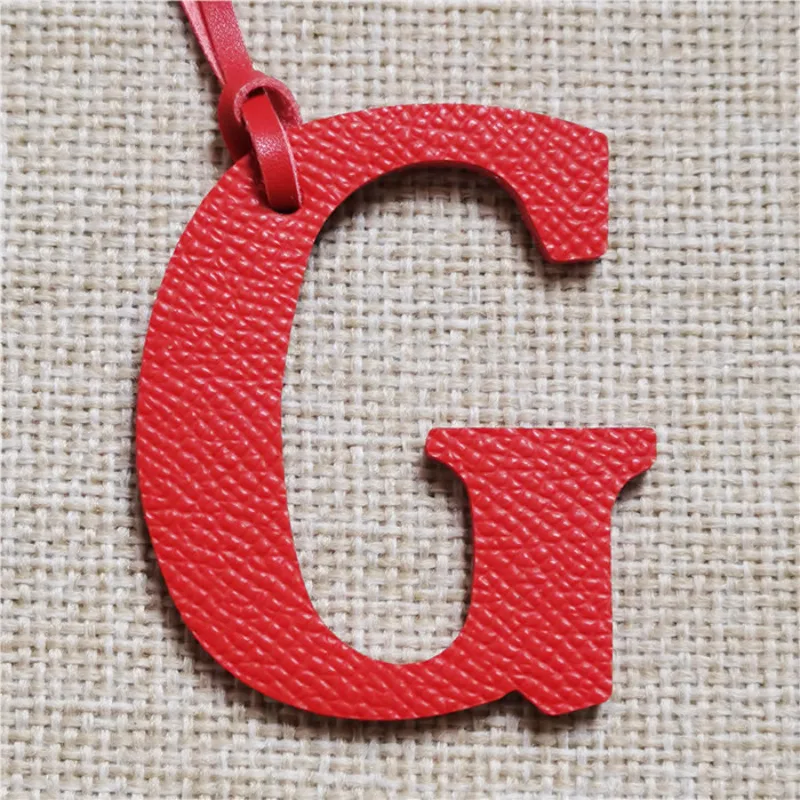 Inglês letra g alfabeto couro  - Women Accessories Name In English avaliação e preço