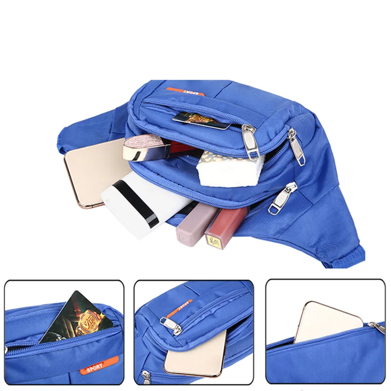 Bolsa de cintura multicolorida - Women Accessories Pouch avaliação e preço
