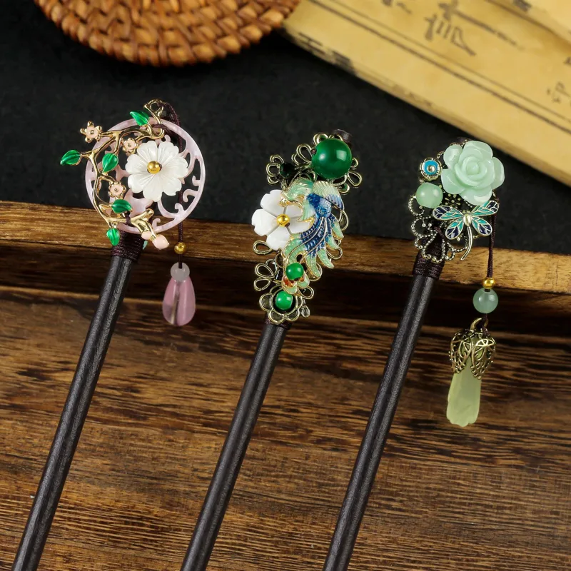 Varas de cabelo de madeira chi - Women Accessories For Hand avaliação e preço