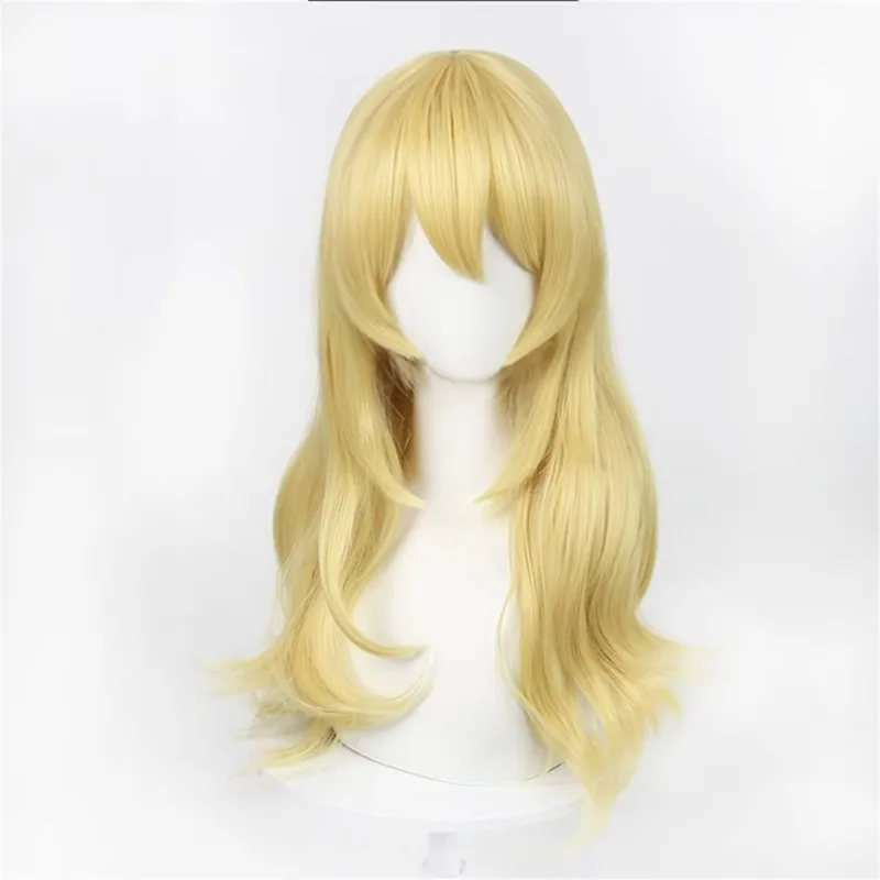 60cm longo amarelo loiro solto - Women'S Yellow Accessories avaliação e preço