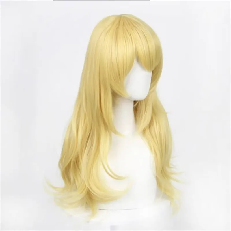 60cm longo amarelo loiro solto - Women'S Yellow Accessories avaliação e preço