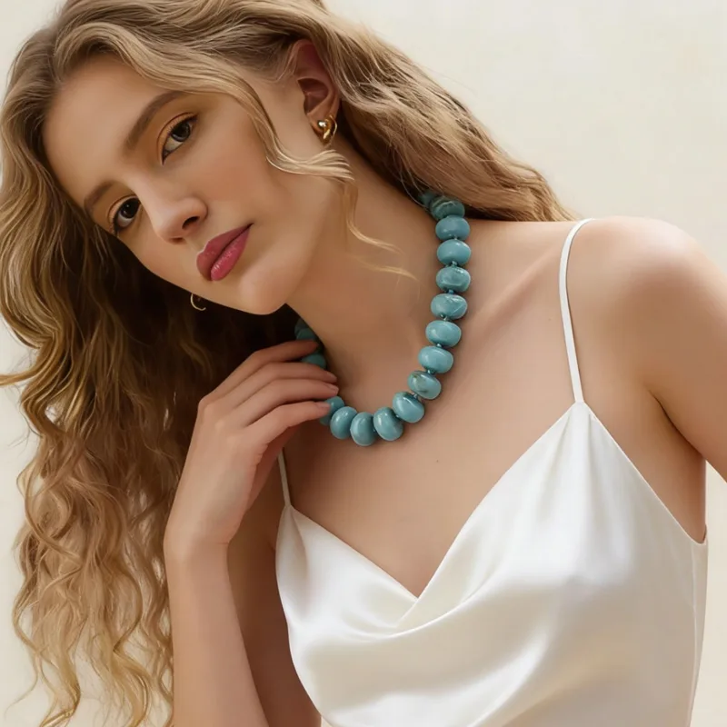 Colar Choker de Resina com Con - Resin Bangle Bracelet avaliação e preço