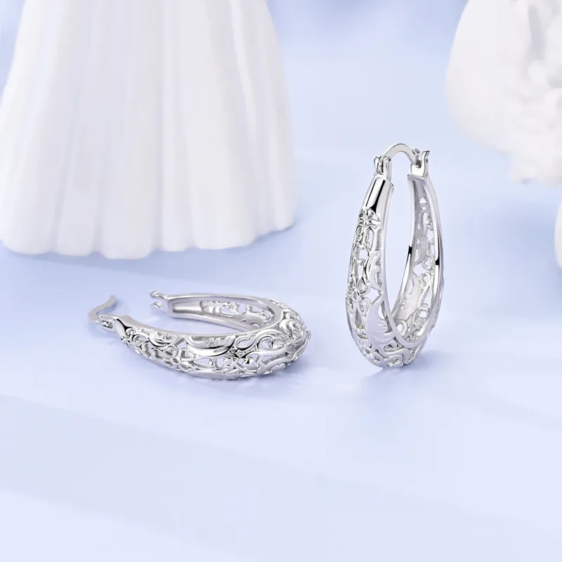 Brincos de Argola em Prata Est - Women'S Accessories Jewelry Sale avaliação e preço