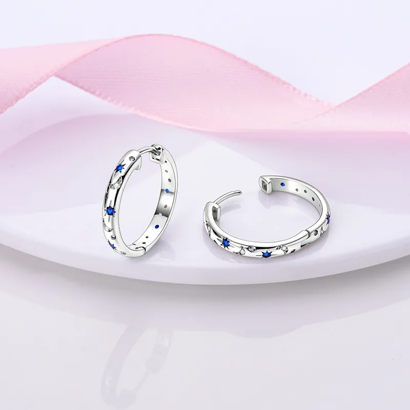 Brincos de Argola em Prata Est - Women'S Accessories Jewelry Sale avaliação e preço