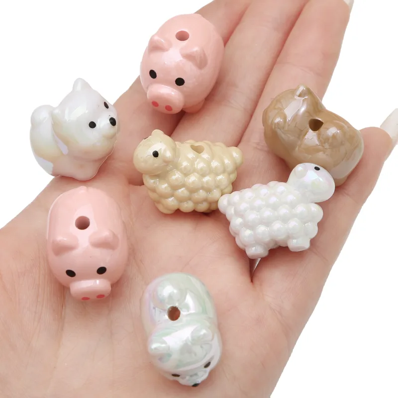 Grânulos de animais acrílicos  - Women Accessories For Hand avaliação e preço