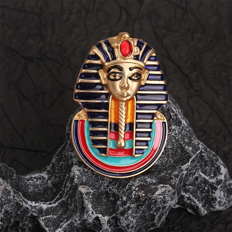 Broche de faraó egípcio banhad - Women'S Egyptian Accessories avaliação e preço