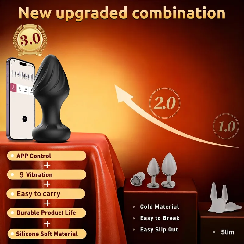 Vibrador Anal Controlado por A - Women Accessories App avaliação e preço