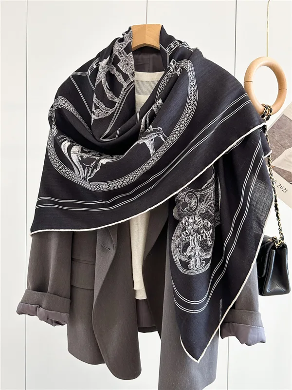 Preto cavalo lã mistura de sed - Accessories Brand For Women avaliação e preço