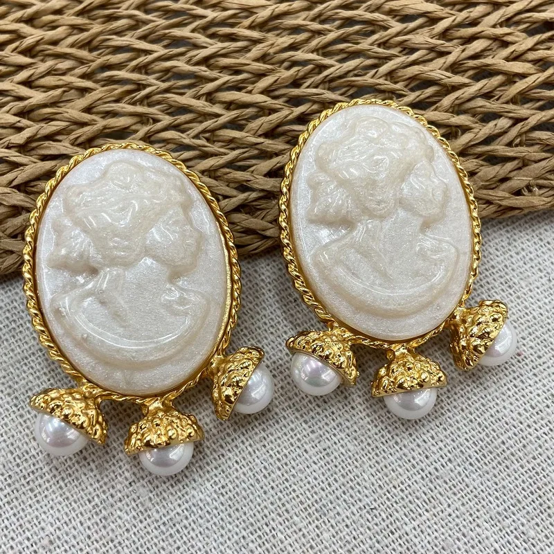 Brinco de Pérola com Escultura - Women'S Accessories Jewelry Sale avaliação e preço