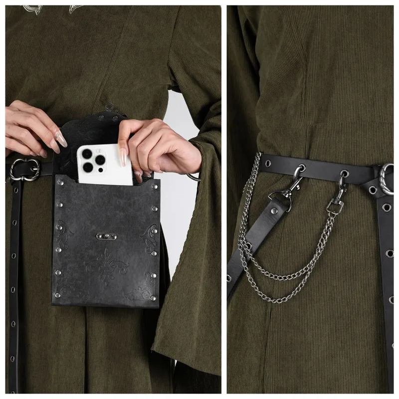 Bolsa Steampunk Medieval Vikin - Women Knight Accessories avaliação e preço