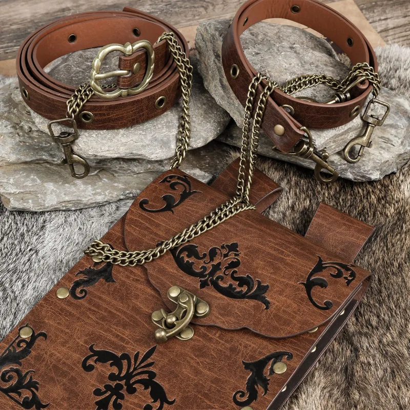 Bolsa Steampunk Medieval Vikin - Women Knight Accessories avaliação e preço