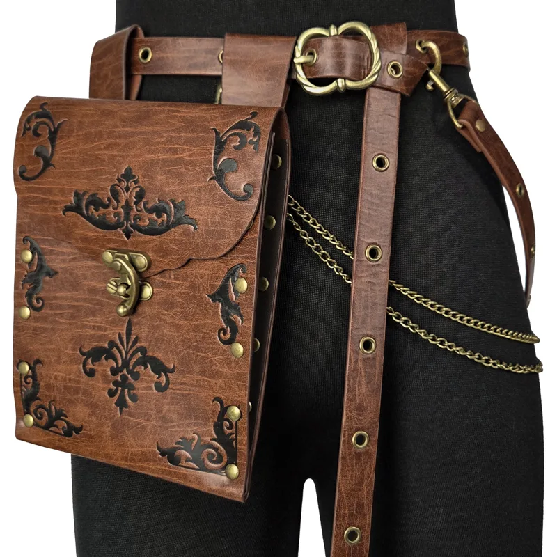 Bolsa Steampunk Medieval Vikin - Women Knight Accessories avaliação e preço