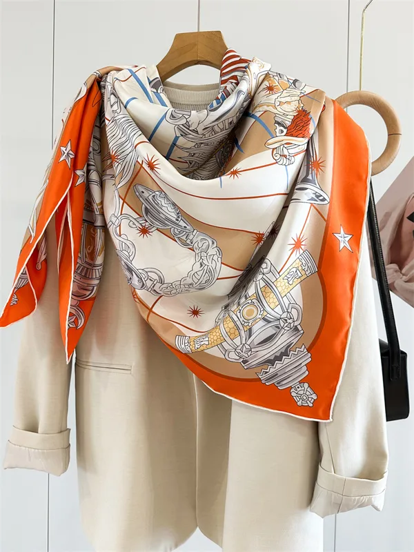 Marca de luxo cachecol grandes - Accessories Brand For Women avaliação e preço