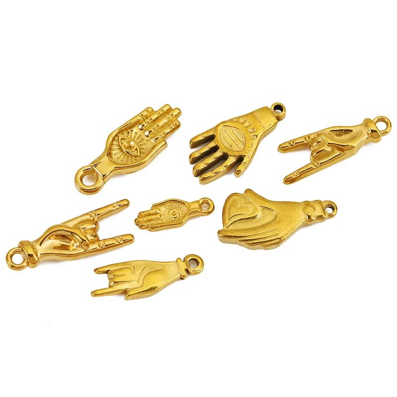 5 Peças de Pingentes de Aço In - Women Accessories Bracelet avaliação e preço
