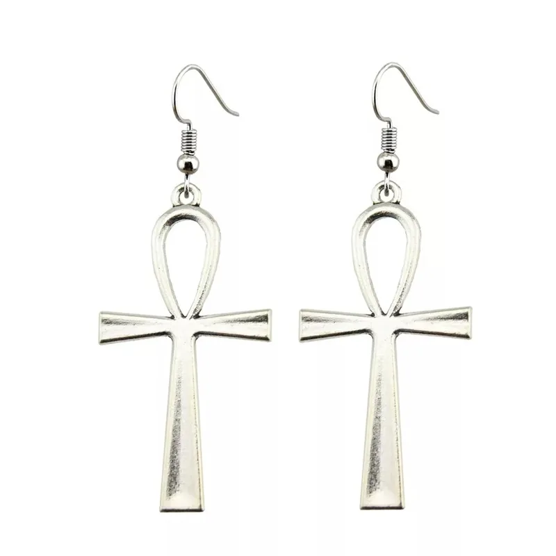 Brincos egípcios grandes ankh  - Women'S Egyptian Accessories avaliação e preço