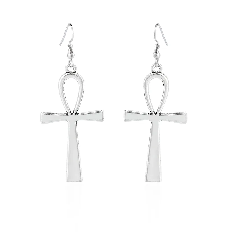 Brincos egípcios grandes ankh  - Women'S Egyptian Accessories avaliação e preço