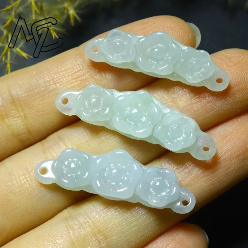1 peça de Flor de Jadeíta Natu - Women Accessories Gift avaliação e preço