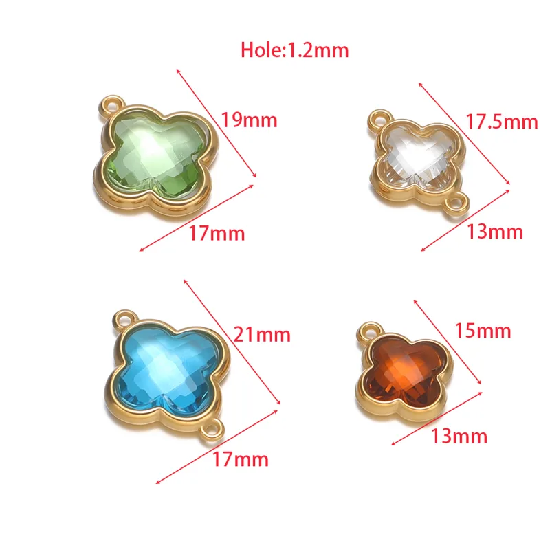 5 Peças de Pingentes de Trevo  - Women Accessories Bracelet avaliação e preço