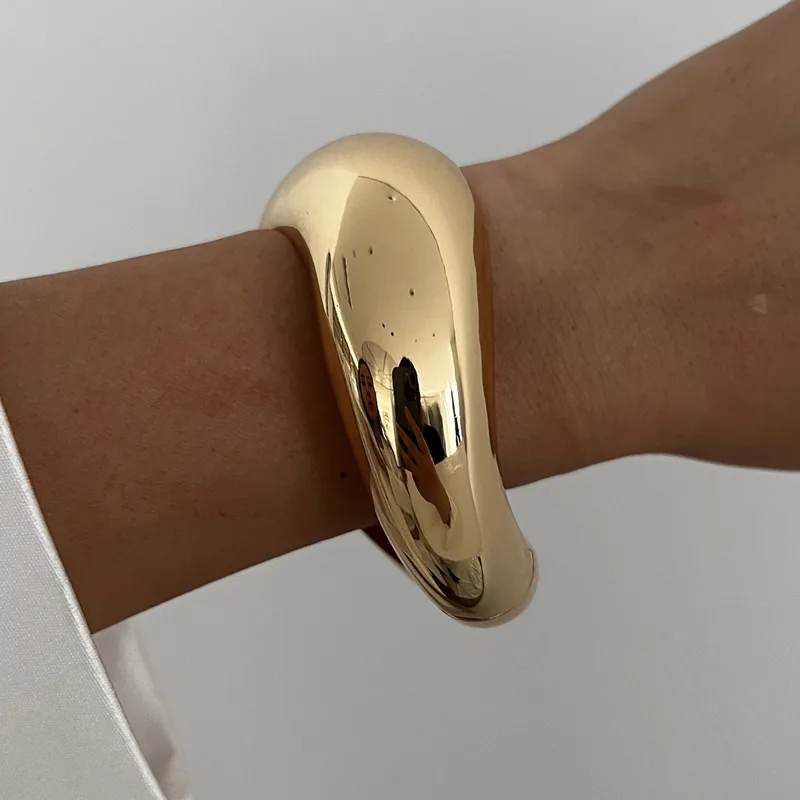 Vintage cor de ouro hip hop me - Resin Bangle Bracelet avaliação e preço